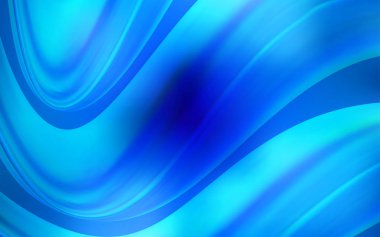 Soyut daireler ile ışık mavi vektör şablonu. Zarif bir parlak örnek gradyan ile. İş için tamamen yeni bir memphis tasarımı.