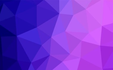 Koyu pembe vektör poligonal model. Geometrik şekil gradyan ile Origami tarzında. İşiniz için en iyi üçgen tasarım.