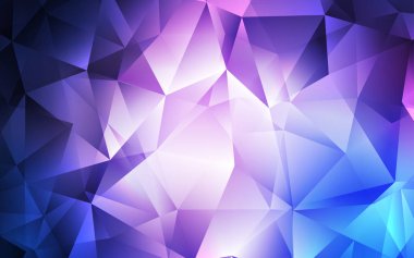 Pembe ışık, vektör zemin çizgili, üçgen mavi. Glitter soyut resim üçgen şekiller ile. Reklam için desen.