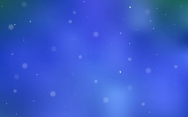 Hafif mavi vektör doku diskler ile. Soyut illüstrasyon renkli baloncuklar doğa tarzı ile. Reklam, poster, afiş, Web sitenizin için yeni tasarım.