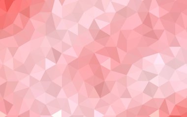 Işık kırmızı vektör düşük poli doku. Üçgenler ile renkli resimde parlayan. Desen için bir marka kitabın zemin.