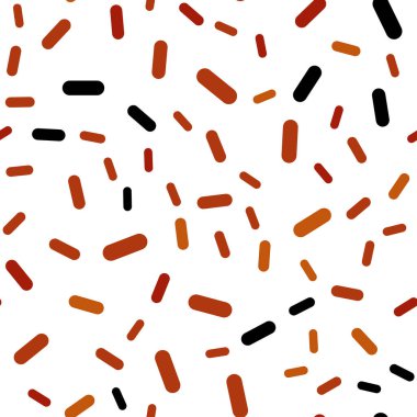 Işık turuncu vektör keskin hatları ile seamless modeli. Glitter soyut illüstrasyon renkli sopa ile. Güzel arka planlar için şablon.