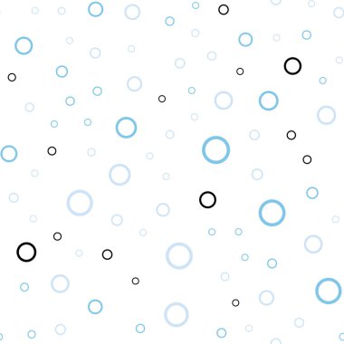 Hafif mavi vektör daire şekilleri ile sorunsuz düzeni. İllüstrasyon renkli soyut daireler parlayan ayarlanmış. Marka kitap tamamen yeni şablon.