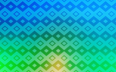 Açık mavi, yeşil vektör doku dikdörtgen tarzı. Dikdörtgenler renkli gradyan ile arka plan üzerinde. Akıllı tasarım, iş reklam için.