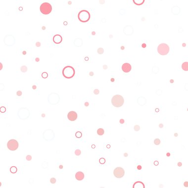 Işık kırmızı vektör daireler ile sorunsuz şablonu. Renkli gradyan ile arka plan üzerinde bulanık kabarcıklar. Kartvizit, Web siteleri için şablon.