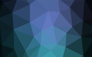 Koyu mavi, yeşil Çokgen zemin vektör. Geometrik şekil gradyan ile Origami tarzında. İşiniz için en iyi üçgen tasarım.