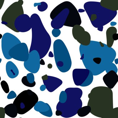 Karanlık çok renkli vektör küreler ile seamless modeli. Renkli gradyan ile arka plan üzerinde bulanık kabarcıklar. Doku pencere panjur, perdeler için.