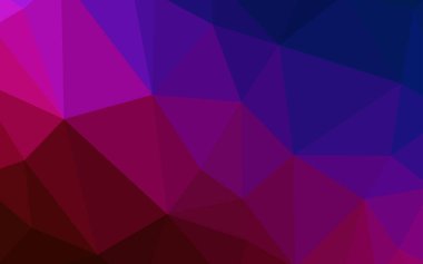 Koyu mavi, kırmızı degrade üçgenler doku vektör. Üçgenler ile modern soyut resim. Desen için bir marka kitabın zemin.