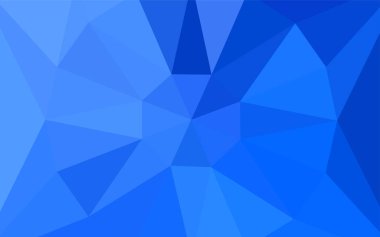 Hafif mavi vektör poligonal şablon bir elmas. Gradyan ile zarif poligonal illüstrasyon. Cep telefonu arka plan için şablon.