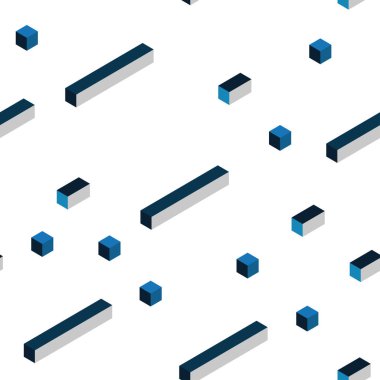 Çizgiler, dikdörtgenler ile ışık mavi vektör kesintisiz, izometrik düzeni. Dikdörtgenler renkli gradyan ile arka plan üzerinde. Doku pencere panjur, perdeler için.