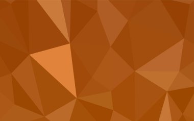 Işık turuncu vektör soyut poligonal model. Renkli resimde üçgenler ile soyut tarzda. Web siteniz için yeni bir doku.