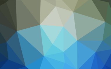 Işık yeşil vektör degrade üçgenler desen. Poligonal illüstrasyon parlayan, hangi üçgen oluşur. Marka kitap için yeni şablon.