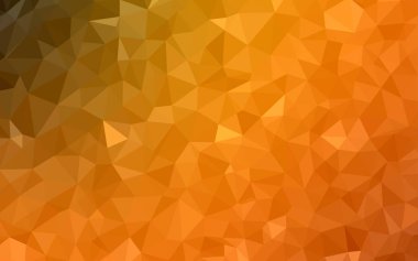 Koyu turuncu vektör düşük poli doku. Renkli resimde gradyan ile poligonal tarzı. Marka kitap için yeni şablon.