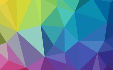 Işık çok renkli vektör düşük poli kapak. Renkli resimde gradyan ile poligonal tarzı. Web siteniz için yeni bir doku.