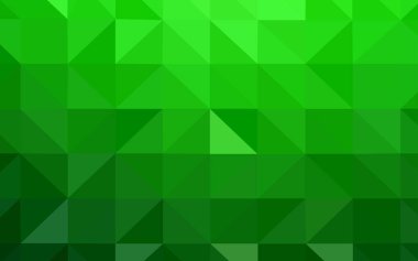 Üçgen zemin parlayan ışık yeşil vektör. Tamamen yeni bir renk illüstrasyon poligonal bir tarzda. Desen için bir marka kitabın zemin.