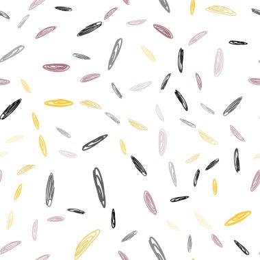 Hafif pembe, sarı vektör disklerle sorunsuz doku. Soyut illüstrasyon renkli baloncuklar doğa tarzı ile. Desen doku duvar kağıdı olarak kullanılabilir.