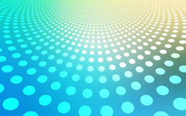 Açık mavi, yeşil vektör doku diskler ile. Soyut illüstrasyon renkli baloncuklar doğa tarzı ile. Reklam, poster, afiş, Web sitenizin için yeni tasarım.