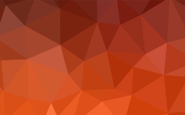 Koyu kırmızı soyut poligonal desen vektör. Üçgenler ile renkli resimde parlayan. Desen için bir marka kitabın zemin.