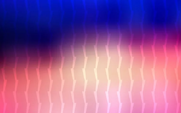 Lichtblauw Rood Vector Textuur Met Gekleurde Lijnen Glitter Abstracte Illustratie — Stockvector