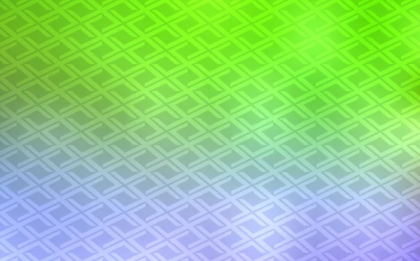 Ljus Rosa Gröna Vektor Layout Med Linjer Rektanglar Rektanglar Abstrakt — Stock vektor