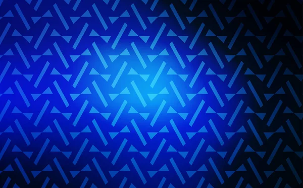 Textura Vectorial Azul Oscuro Con Estilo Triangular Hermosa Ilustración Con — Archivo Imágenes Vectoriales