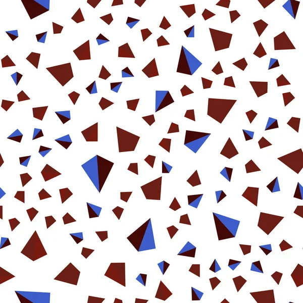 Светло Голубой Красный Векторный Изометрическая Текстура Триангулярным Стилем Современная Абстрактная — стоковый вектор
