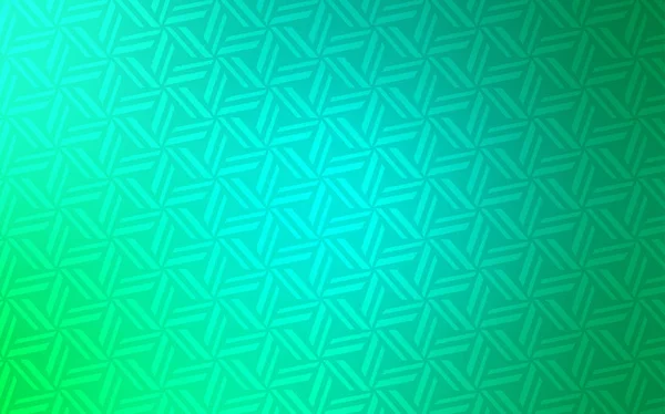Ljus Grön Vector Mall Med Kristaller Trianglar Abstrakta Gradient Illustration — Stock vektor