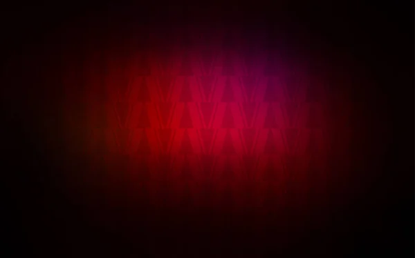 Donker Rode Vector Achtergrond Met Lijnen Driehoeken Mooie Illustratie Met — Stockvector