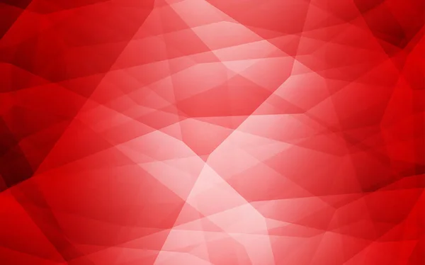 光赤ベクトル多角形の抽象的なレイアウト 三角形のカラフルな抽象的なイラスト ビジネス デザインのブランドの新しいスタイル — ストックベクタ