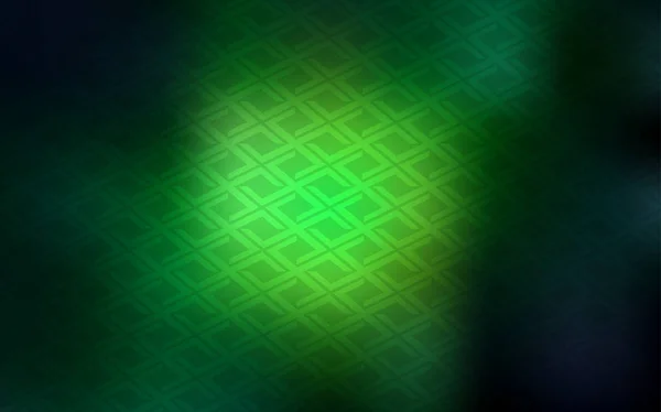 Темно Зеленая Векторная Планировка Линиями Прямоугольниками Прямоугольники Абстрактном Фоне Красочным — стоковый вектор