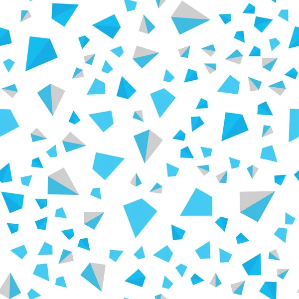 Ljus Blå Vektor Sömlös Isometrisk Layout Med Linjer Trianglar Illustration — Stock vektor