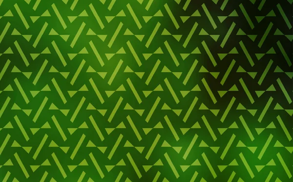 Hellgrünes Gelbes Vektormuster Polygonalen Stil Illustration Mit Einer Reihe Von — Stockvektor
