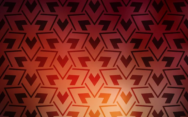 Темно Красный Векторный Узор Многоугольным Стилем Треугольники Абстрактном Фоне Красочным — стоковый вектор