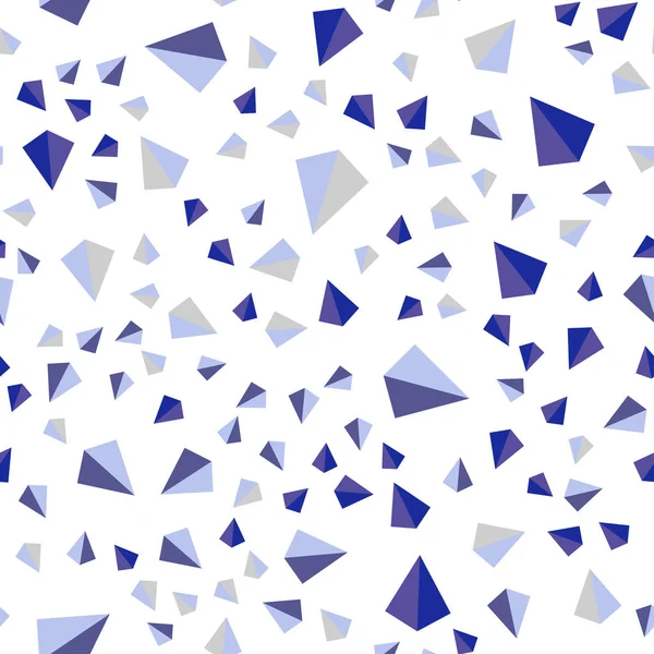浅粉色 蓝色矢量无缝 等距背景与三角形 抽象风格的装饰设计 带有三角形 壁纸设计 — 图库矢量图片