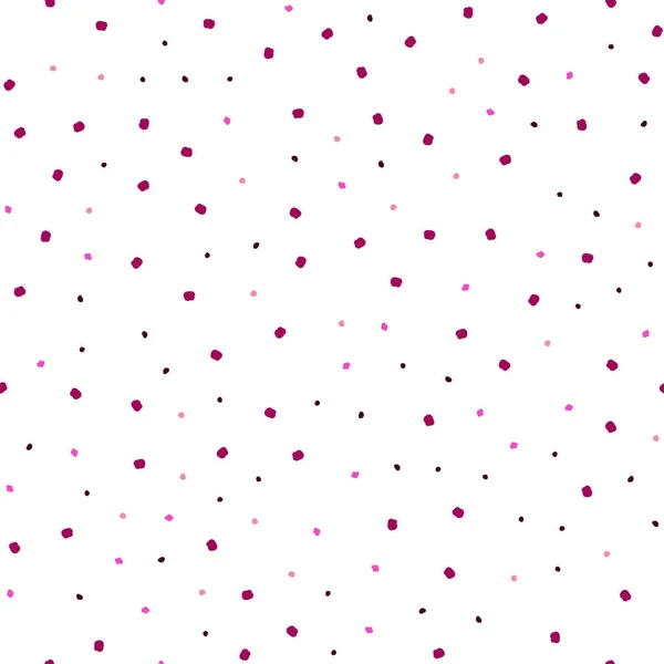 Ljusrosa Gul Vektor Sömlösa Mönster Med Sfärer Vackra Färgade Illustration — Stock vektor