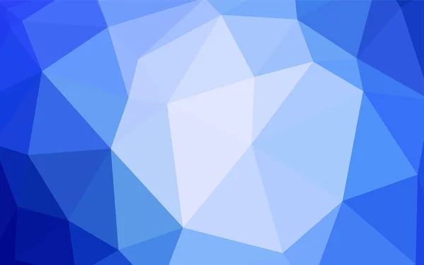 光の青いベクトル抽象的な多角形パターン 三角形の抽象的なスタイルにカラフルなイラスト ブランド ブック用の新しいテンプレート — ストックベクタ