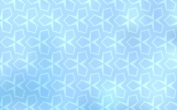 Ljus Blå Vektor Bakgrund Med Rhombus Glitter Abstrakta Illustrationen Med — Stock vektor