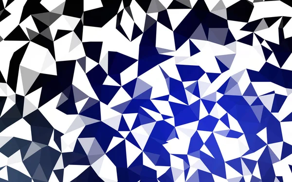 Dark Blue Векторный Многоугольный Шаблон Геометрическая Иллюстрация Стиле Оригами Градиентом — стоковый вектор