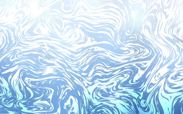 Світлий Векторний Фон Blue Вигнутими Стрічками Розмитий Геометричний Зразок Градієнтними — стоковий вектор