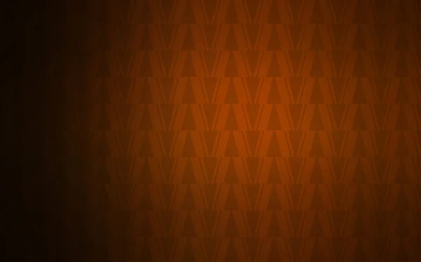 Темно Коричневий Вектор Шаблон Ліній Трикутників Анотація Градієнта Ілюстрація Трикутників — стоковий вектор