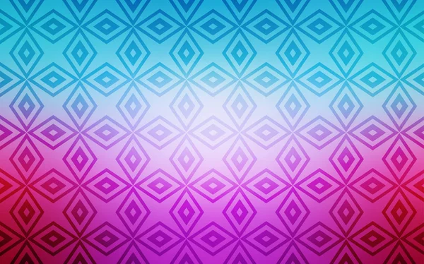 Bleu Clair Couverture Vectorielle Rouge Dans Style Polygonal Belle Illustration — Image vectorielle