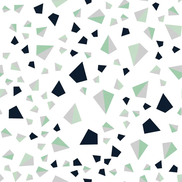 Hellblauer Grüner Vektor Nahtlos Isometrisches Muster Mit Polygonalem Stil Glitzernde — Stockvektor