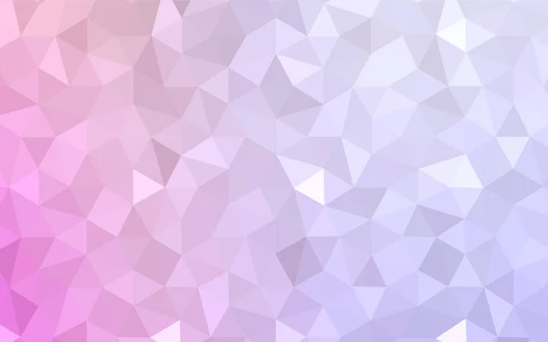 Світло Фіолетовий Рожевий Векторний Трикутник Мозаїчна Текстура Багатокутна Абстрактна Ілюстрація — стоковий вектор