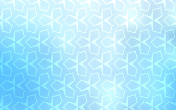 Hellblauer Vektorhintergrund Mit Rechtecken Abstrakte Gradienten Illustration Mit Rechtecken Muster — Stockvektor