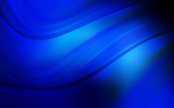 Modelo Vetor Blue Escuro Com Formas Bolha Uma Elegante Ilustração — Vetor de Stock