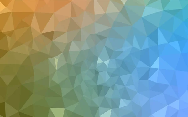 Vorlage Hellblaue Grüne Vektorgradienten Dreiecke Ein Muster Mit Polygonalen Formen — Stockvektor