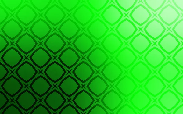 Plantilla Vectorial Light Green Con Estrellas Del Cielo Ilustración Abstracta — Vector de stock