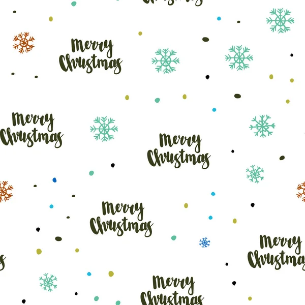 クリスマス雪の結晶暗いマルチ カラーのベクトルのシームレスなパターン 抽象的な背景のグラデーションとカラフルな雪の結晶 ファブリックのメーカーのトレンディなデザイン — ストックベクタ