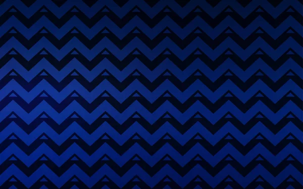 Ciemnoniebieski Wektor Tła Linii Trójkąty Dekoracyjny Design Abstrakcyjnym Stylu Trójkątami — Wektor stockowy