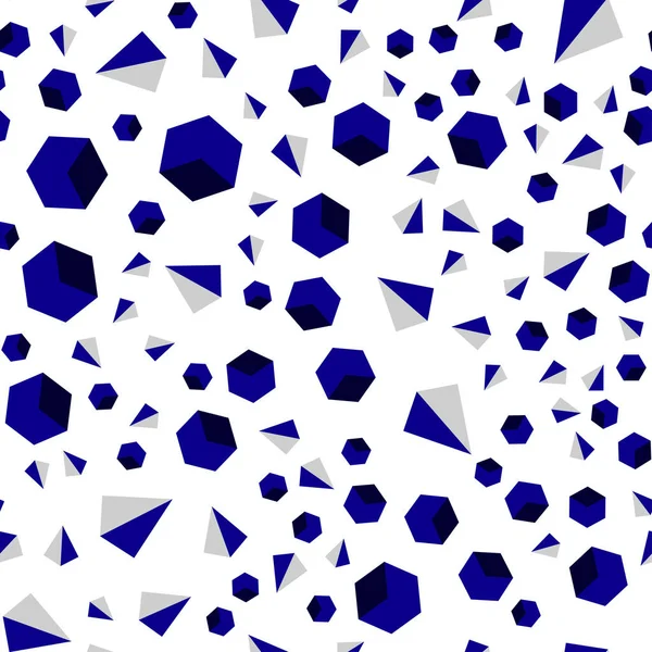 Темно Розовая Синяя Векторная Изометрическая Обложка Треугольниками Прямоугольниками Иллюстрация Набором — стоковый вектор
